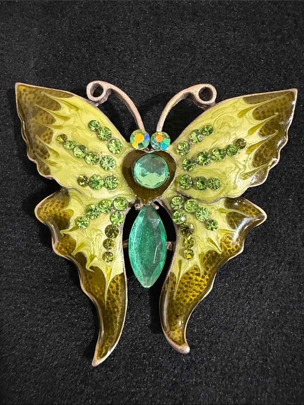 Alya Silver-Tone Butterfly Pin